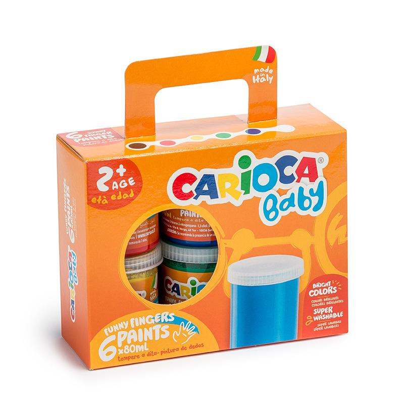 Краски Baby 2+ KO032 пальчиковые 6 цветов