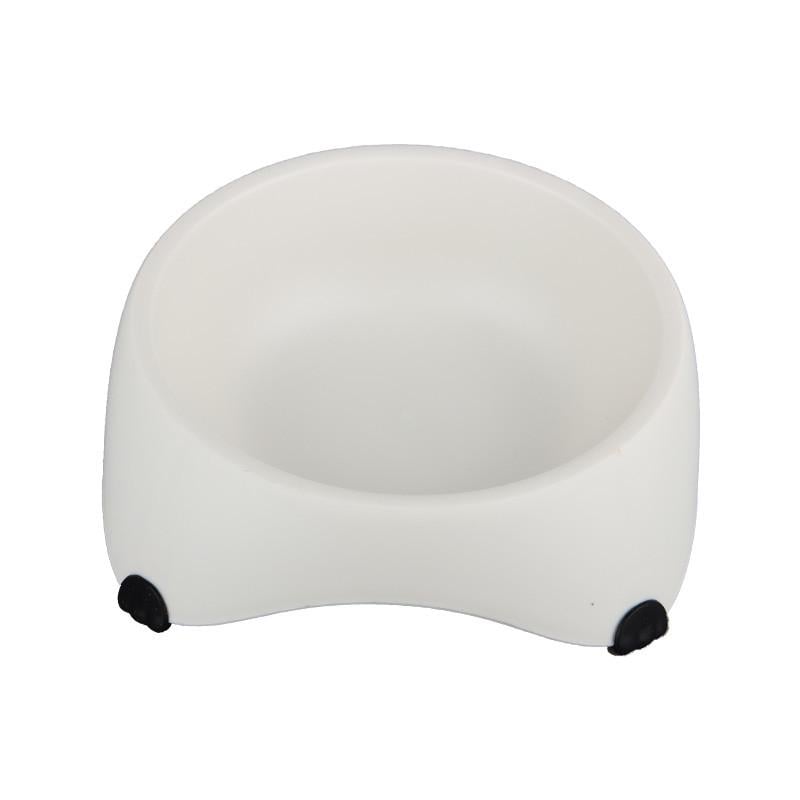 Миска для животных Lesko М120 пластиковая одинарная 300 мл Beige (28953436)