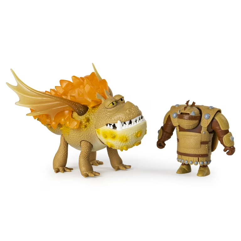 Игровой набор Dreamworks Dragons Fishlegs & Meatlug Dragon with Armored Viking Figure (2436677139)