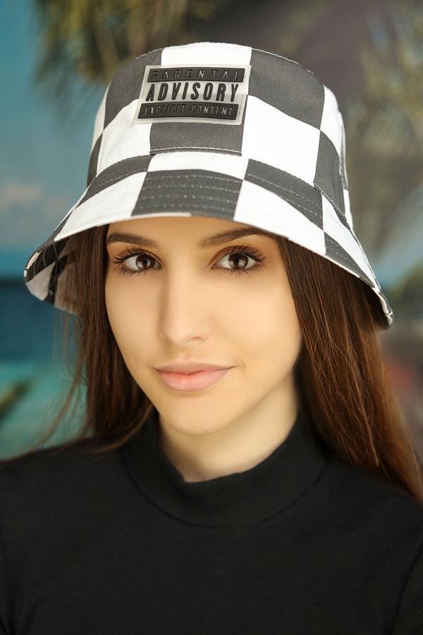 Панама Braxton Checkers унисекс цветной принт (1406)