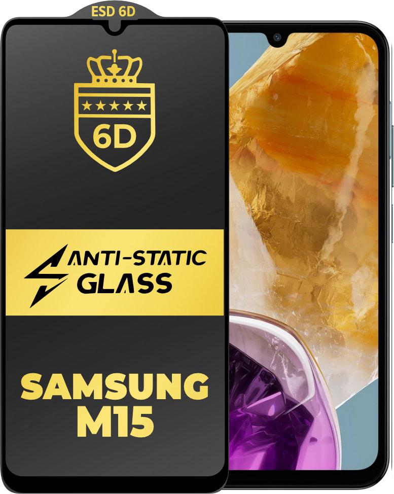 Защитное стекло 6D Anti-Static Samsung Galaxy M15 5G M156 Glass Shield