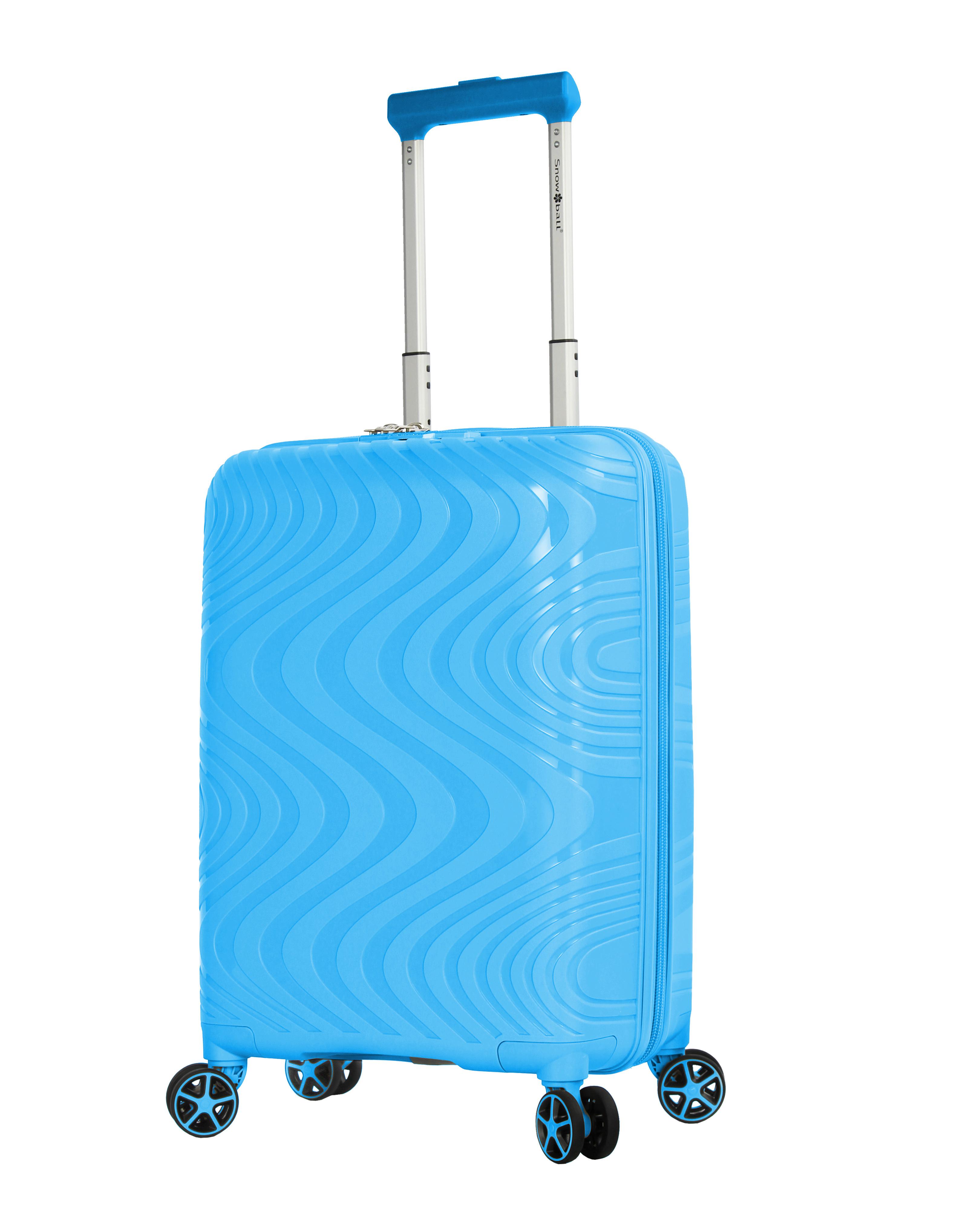 Валіза Snowball 04303 поліпропілен S 54х37х22 см 35 л Блакитний