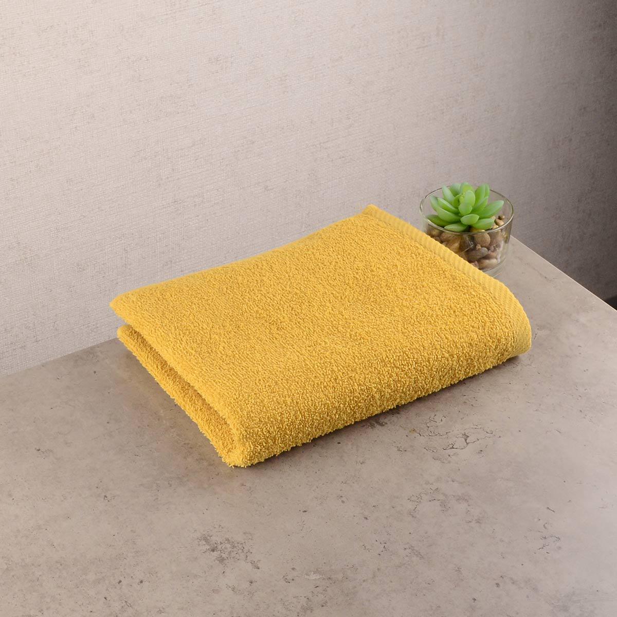Полотенце махровое для лица GM Textile 40х70 см Горчичный