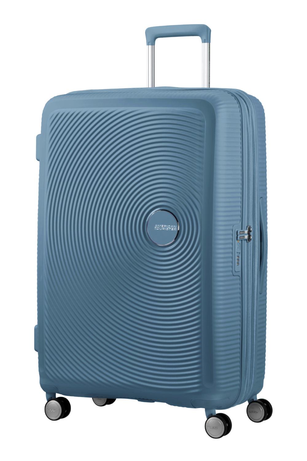 Валіза American Tourister Soundbox 77х64,25х29,5/32,5 см Блакитний (32G/51003)