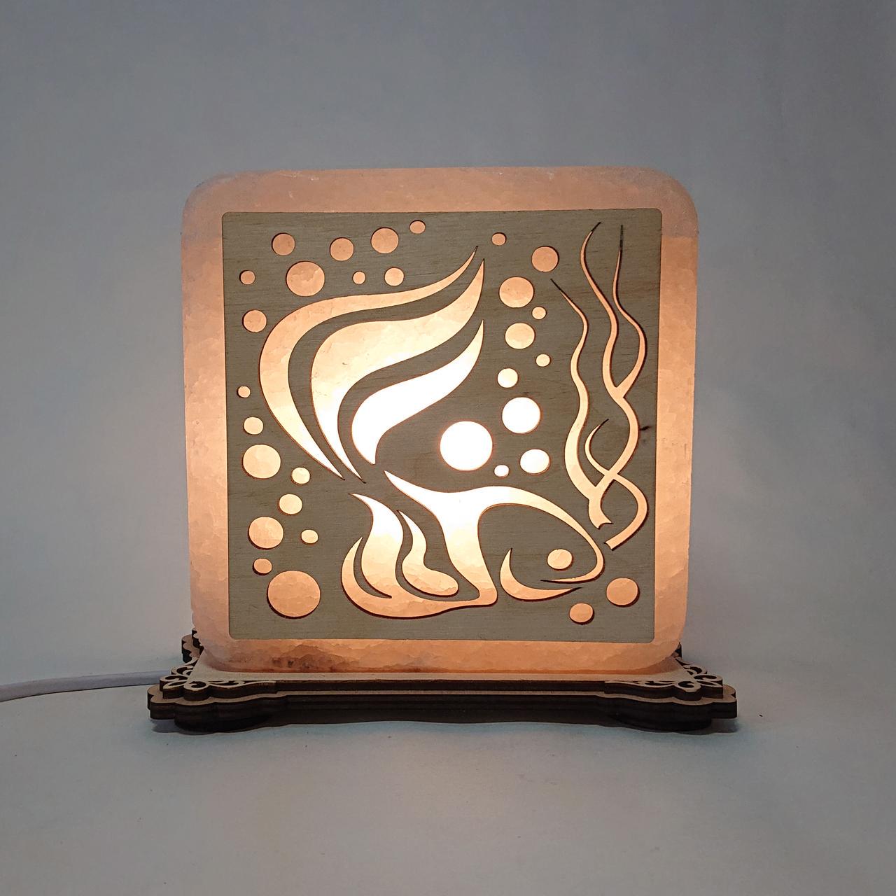 Соляной светильник Рыбка (k-0001-y)