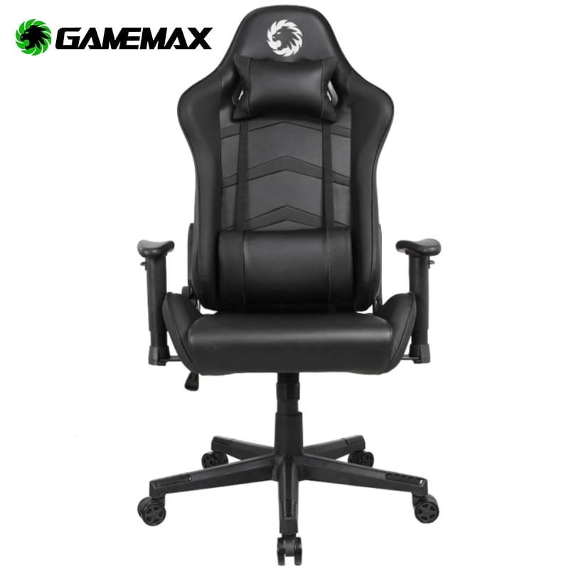 Кресло геймерское GameMax GCR09 Black компьютерное эргономичное