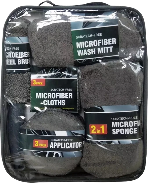 Комплект по уходу за авто 9в1 (2582179588)