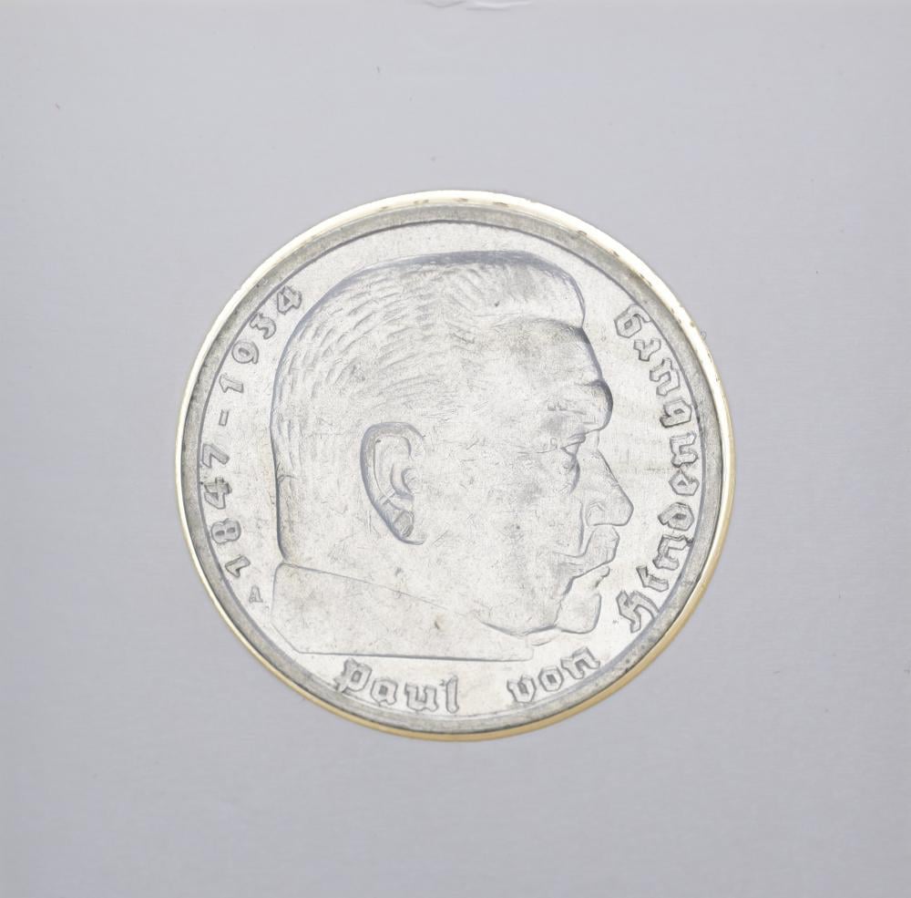 Колекційна монета Німеччина 5 марок 1935 Срібло F-VF Гінденбург (15389078)