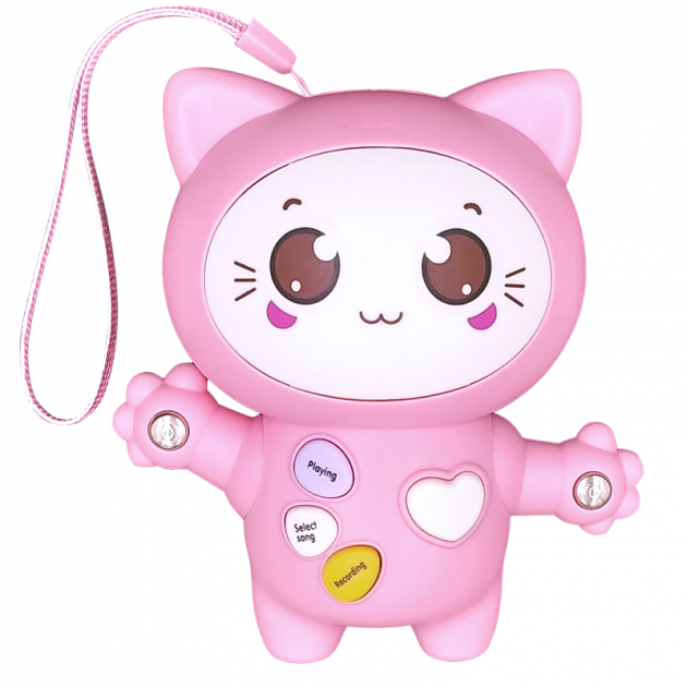 Іграшка інтерактивна Smart Baby Link Link Cat з функцією нічника Рожевий (1833)