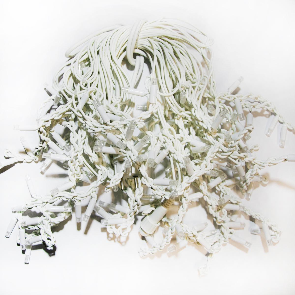 Гирлянда бахрома новогодняя 150 LED Line Short curtain 10 м Теплый белый (1009649-White)