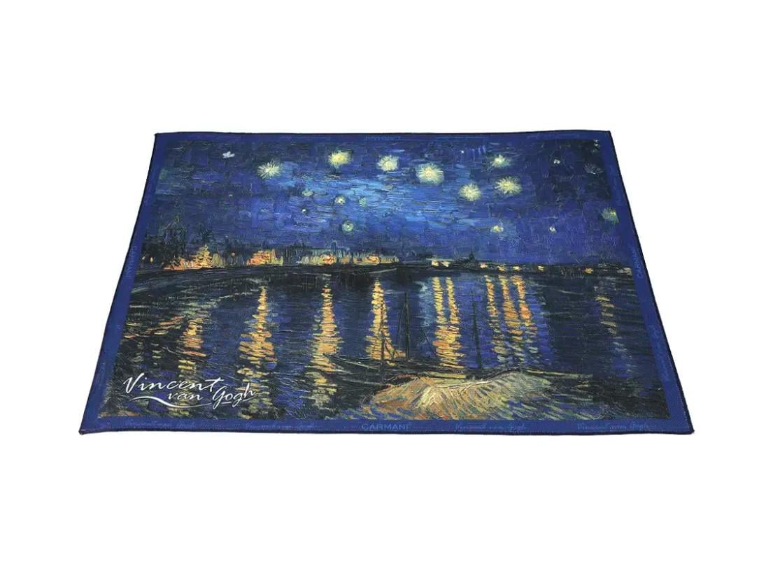 Салфетка под тарелку Carmani Ван Гог Звездная ночь над Роной 29х40 см (023-0504)