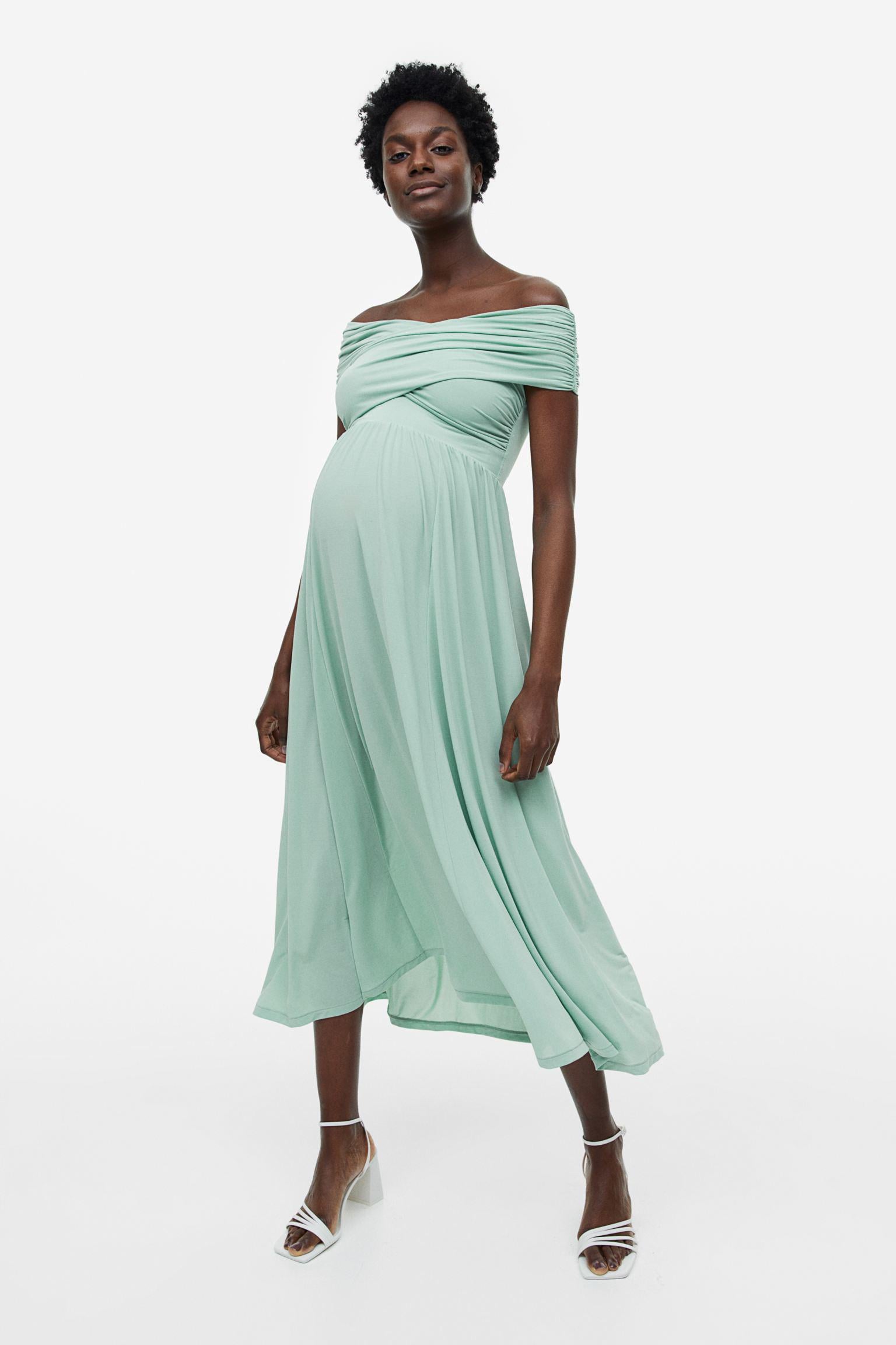 Сукня для вагітних H&M S Світло-зелений (A26121116345)