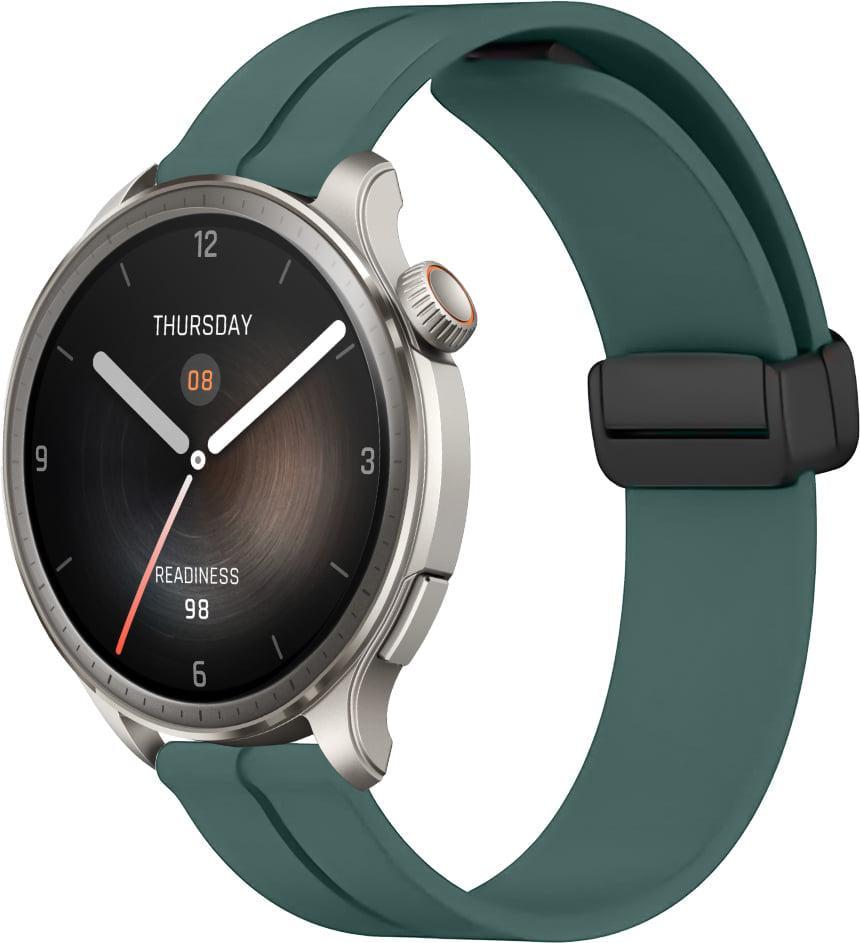 Ремешок для смарт-часов Rysta для Amazfit Balance Dark Green (41855-6F)