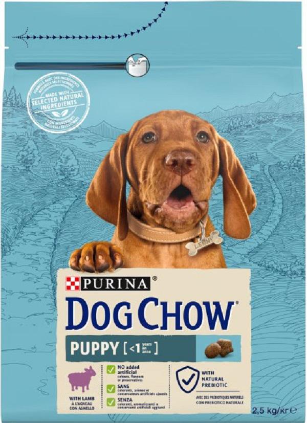 Корм сухий для цуценят Purina Dog Chow Puppy з ягнятком 2,5 кг (7613034488657)