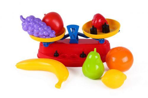 Игровой набор Технок Весы и фрукты 7 шт. (55725)
