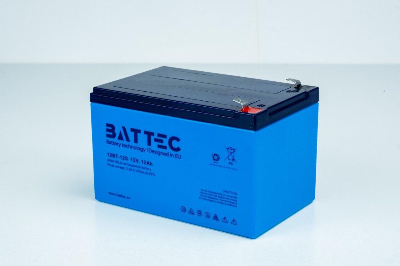 Акумуляторна батарея AGM BATTEC 12BT-12S 12V 12Ah