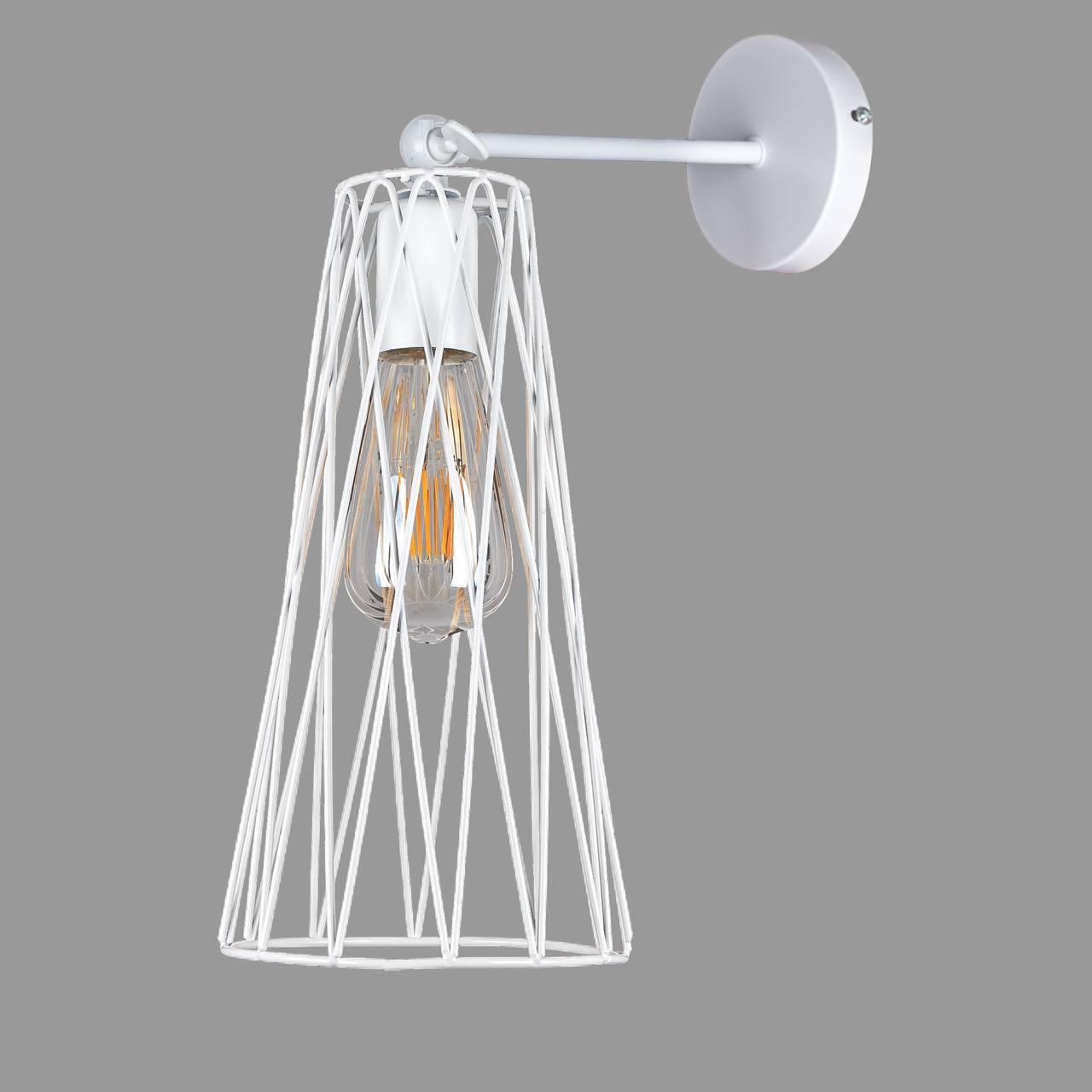 Бра в стиле лофт Белый (56-WPR107F-1 WH)