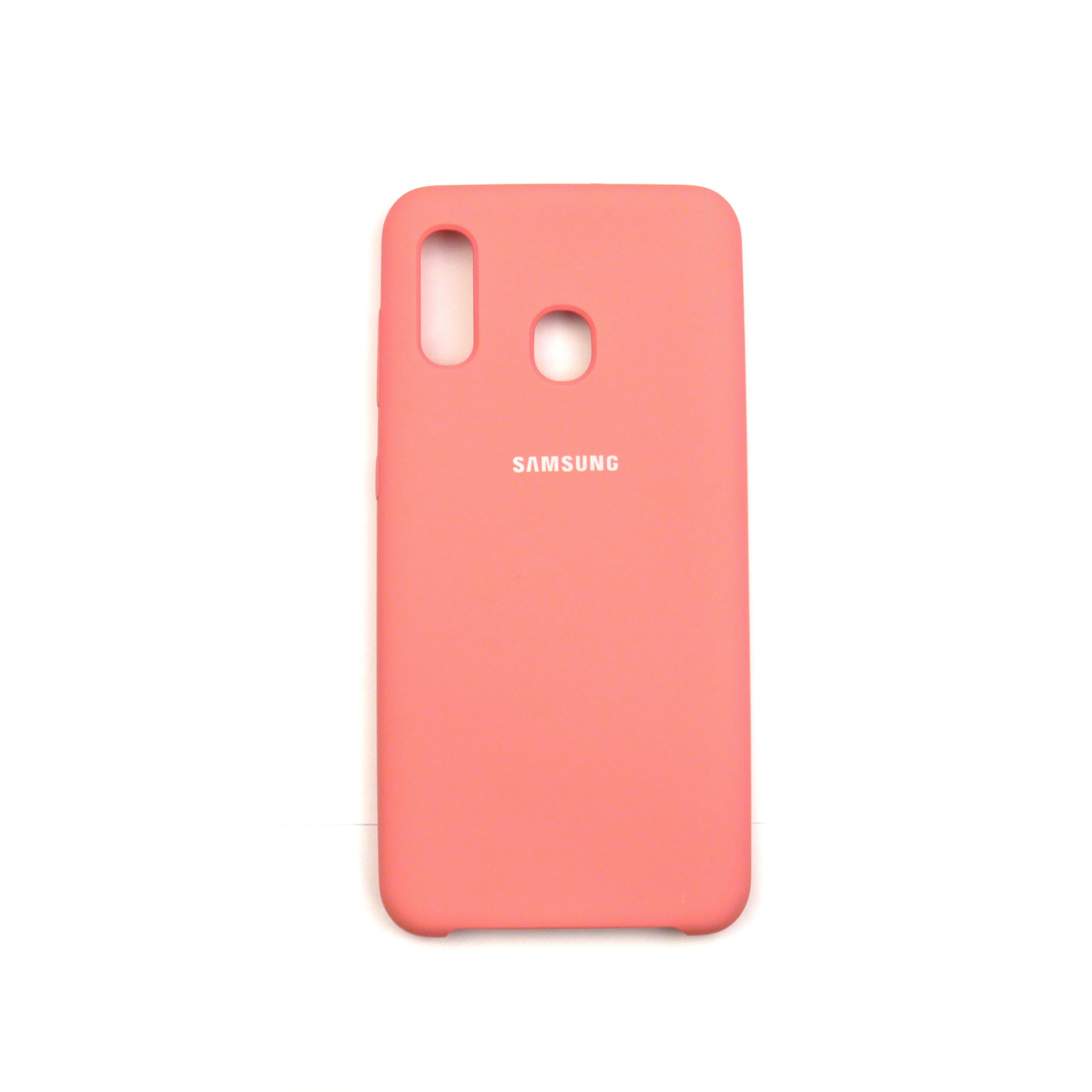 Чехол Jelly Silicone Case Samsung A30 (A305) Peach Pink (35)