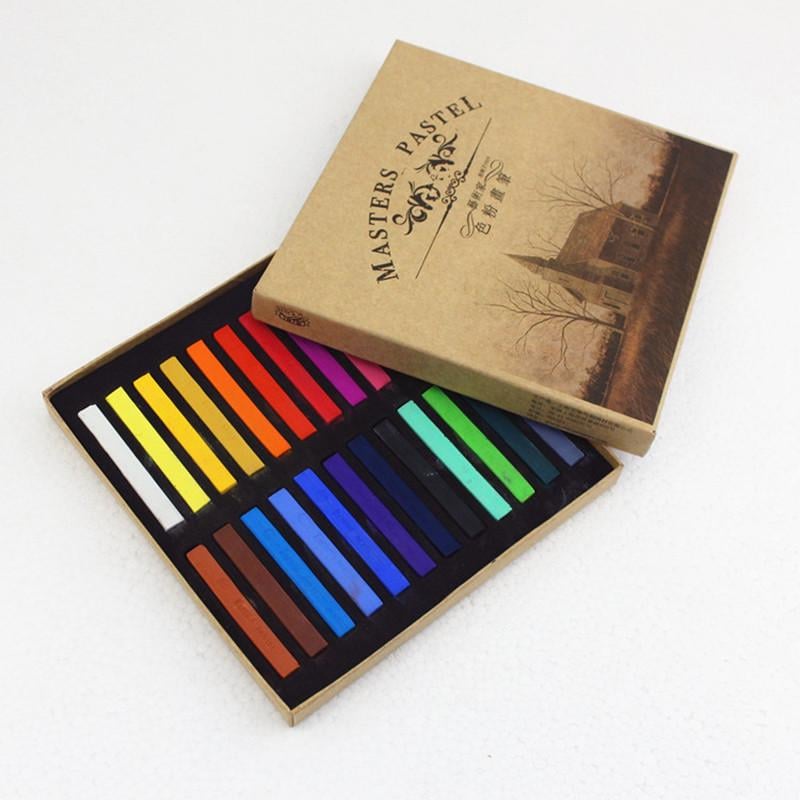 Пастель художественная профессиональная сухая Marie's 24 цвета (M-24)