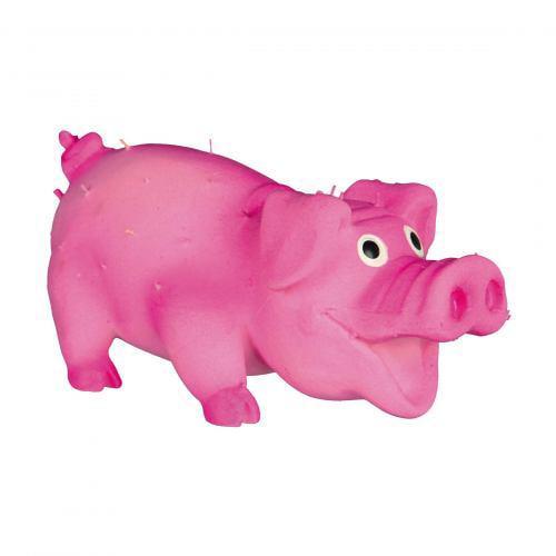 Игрушка Trixie Свинка с щетиной и пищалкой для собак 10 см