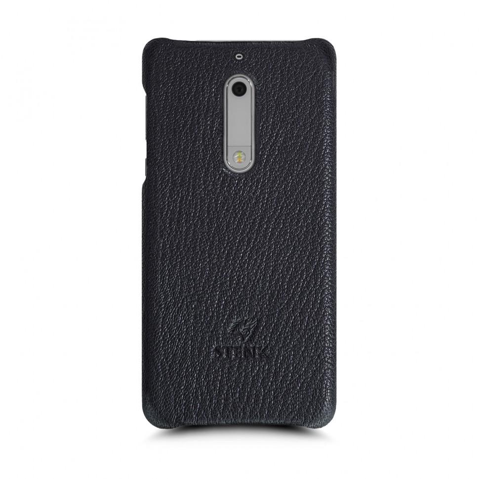 Кожаная накладка Stenk Cover для Nokia 5 Черный (69337) Кожаная накладка Stenk Cover для Nokia 5 Черный (69337)