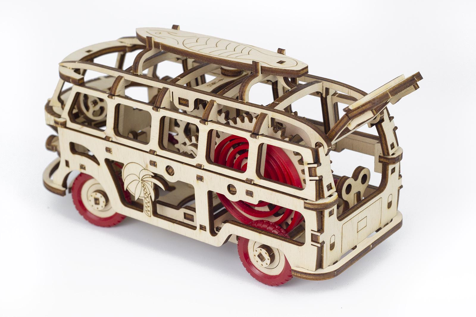 Конструктор механічний 3D Time for Machine Dream van автомобіль Бордовий (T4M380301BURG) - фото 5 Конструктор механічний 3D Time for Machine Dream van автомобіль Бордовий (T4M380301BURG) - фото 5