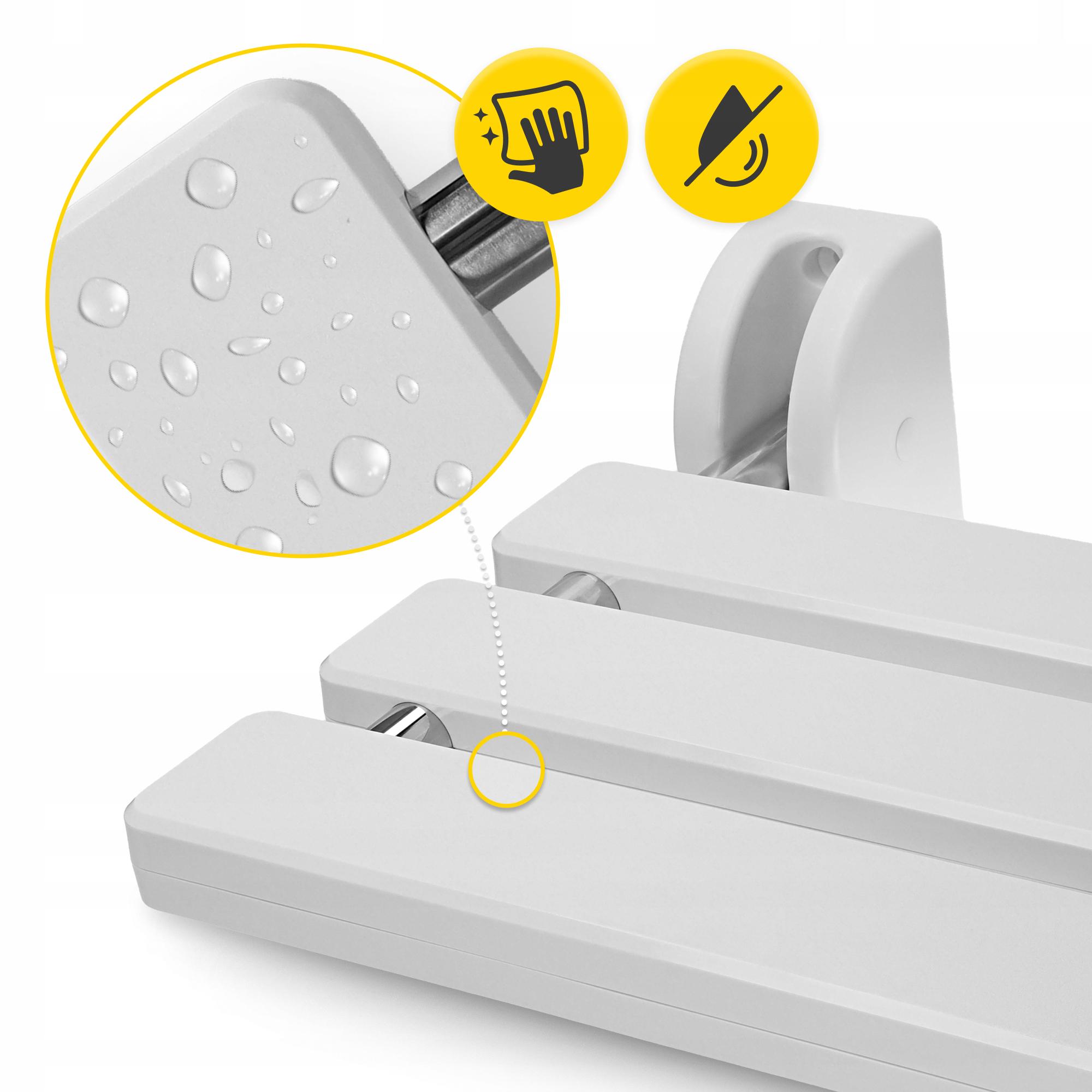 Сидение для ванны и душа 4fizjo откидное до 100 кг White (P-5905973406529) - фото 5