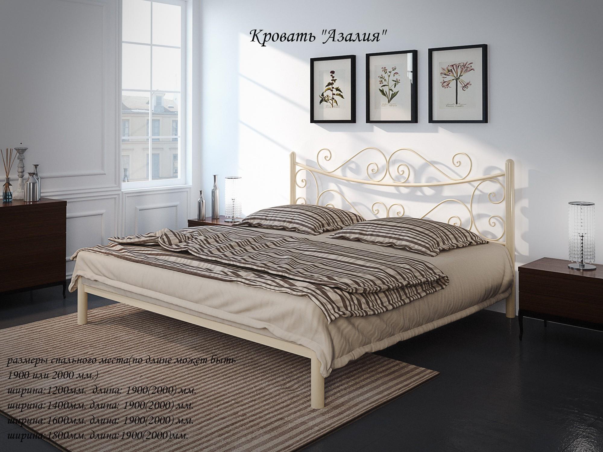 Кровать двухспальная AzalyaDesign 180х190 Бронзовый - фото 2 Кровать двухспальная AzalyaDesign 180х190 Бронзовый - фото 2