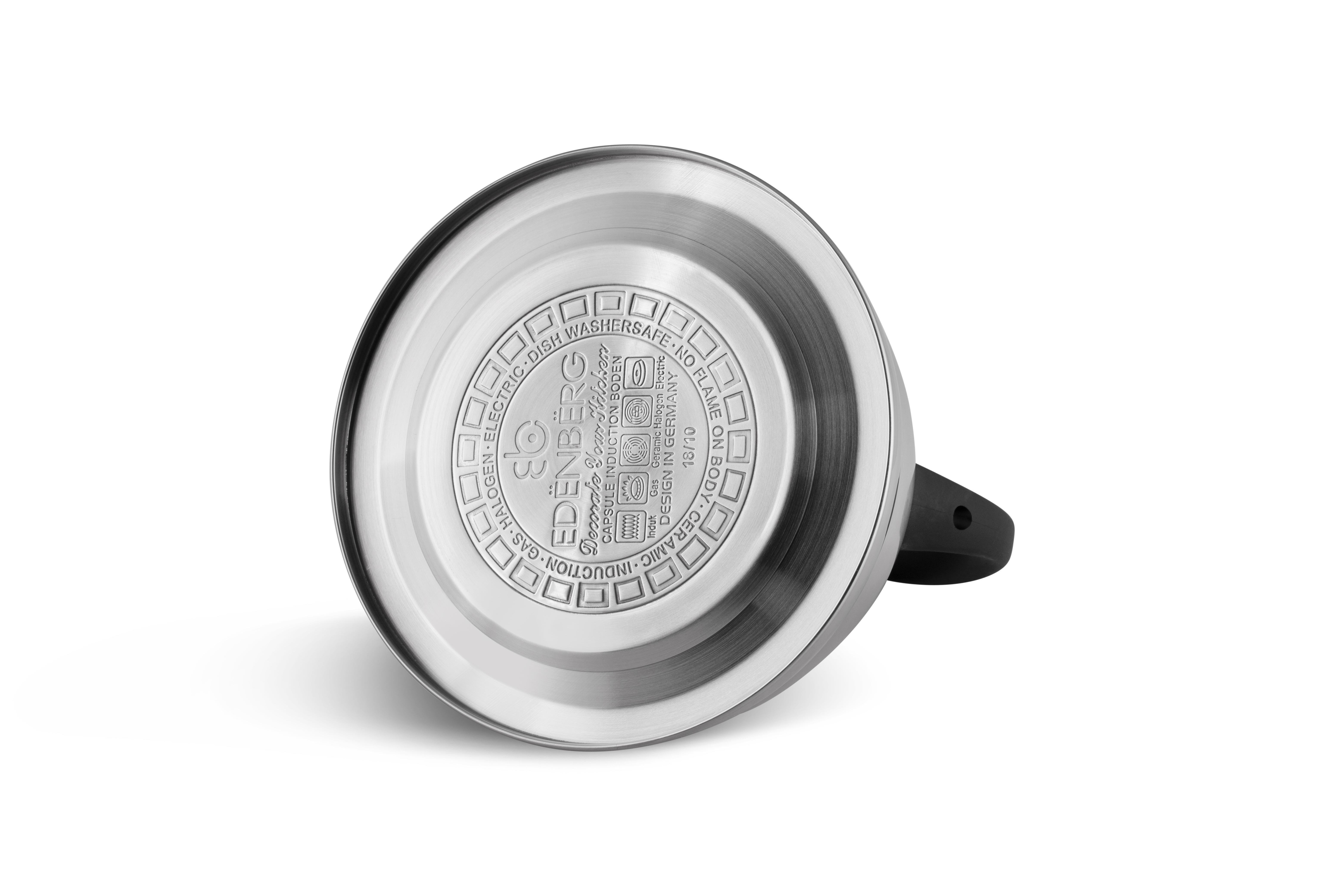 Чайник со свистком Edenberg EB-8813 из нержавеющей стали 3 л (57-46-EB-8813) - фото 3 Чайник со свистком Edenberg EB-8813 из нержавеющей стали 3 л (57-46-EB-8813) - фото 3