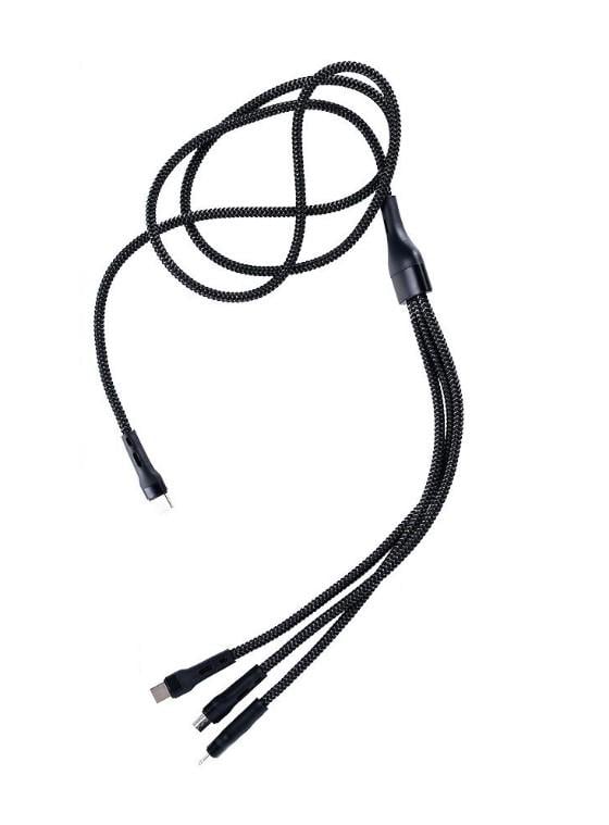 Кабель GTL 3in1 Type-C to Lightning/Micro/Type-C PD 200W 1,2 м (WL-1442) Кабель GTL 3in1 Type-C to Lightning/Micro/Type-C PD 200W 1,2 м (WL-1442)