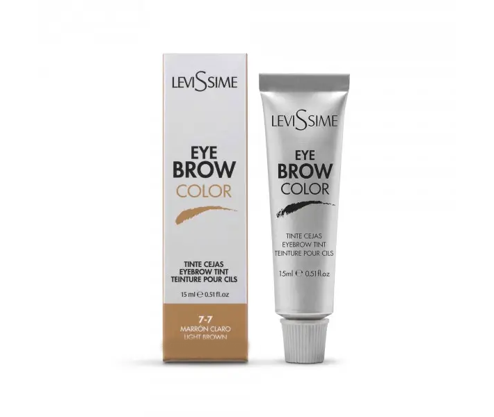 Краска для бровей Levissime Eye Brow Color 7.7 Light Brown 15 мл Светло-коричневый (011210)