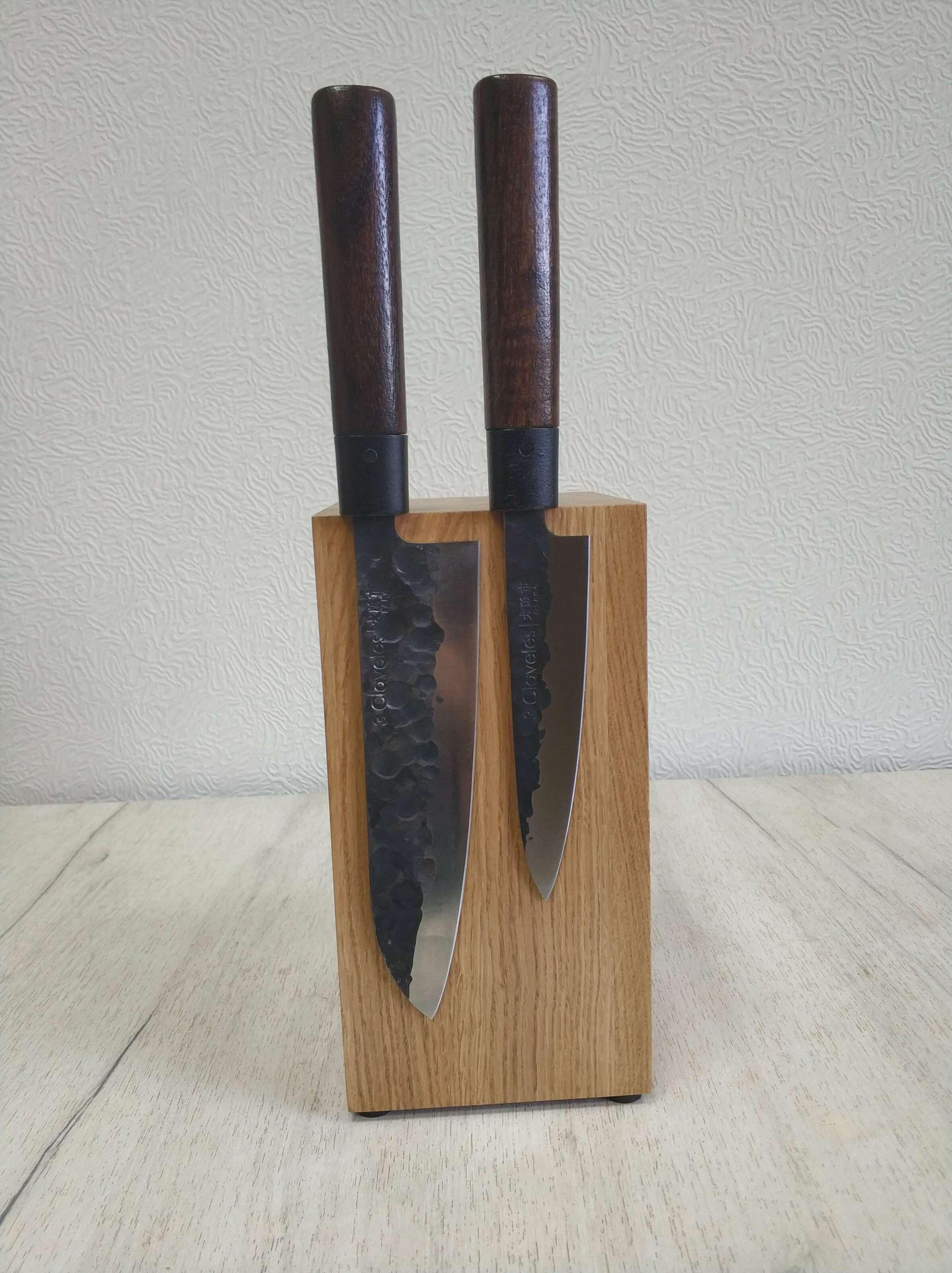 Тримач для ножів Osaka Hamono з магнітом Дуб (OH0010) - фото 3 Тримач для ножів Osaka Hamono з магнітом Дуб (OH0010) - фото 3