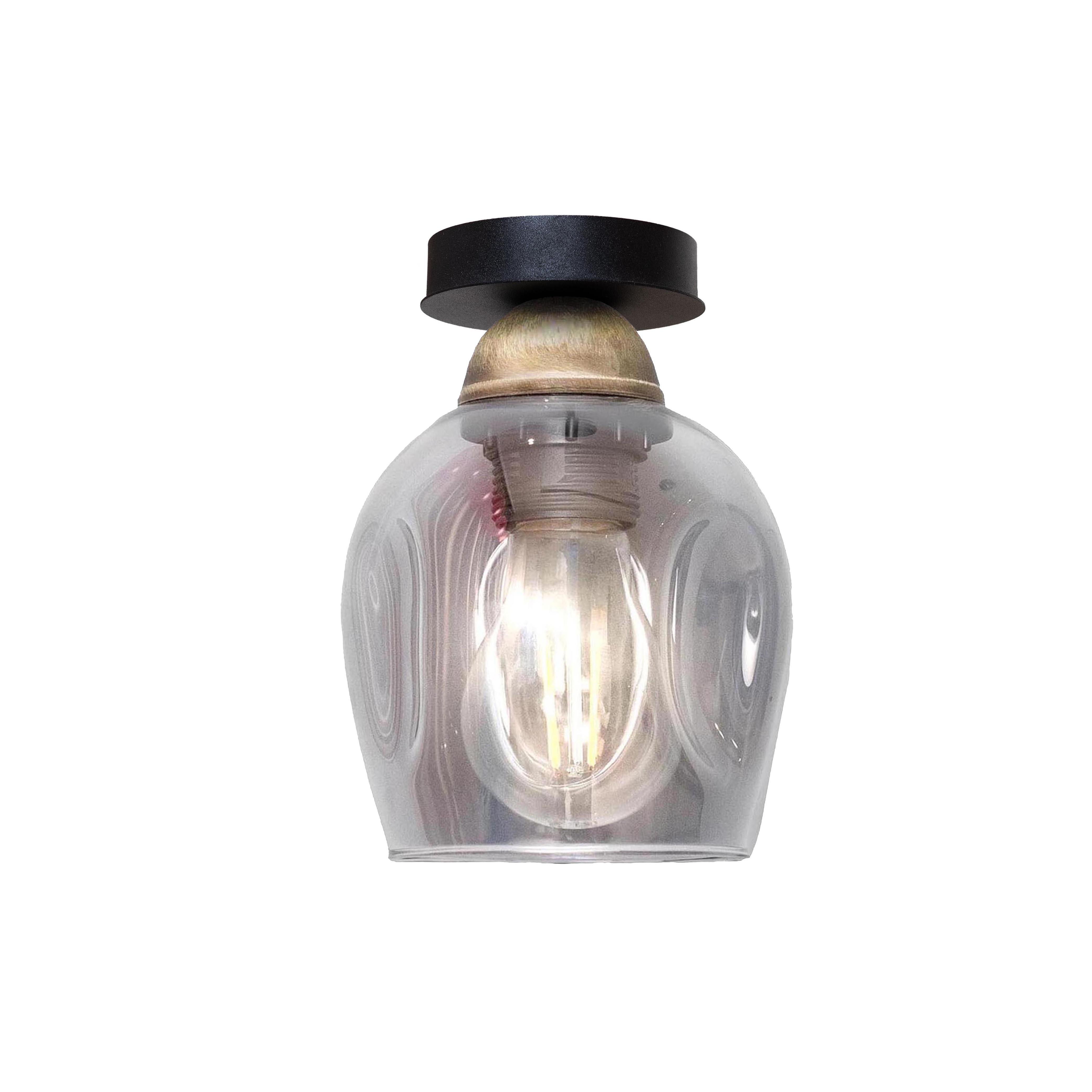 Світильник стельовий MSK Electric Tornado PL 202452 BK під одну лампу