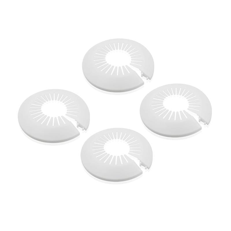 Накладка на трубу пластикова декоративний обвід 4 шт. Білий (2789190626) Накладка на трубу пластикова декоративний обвід 4 шт. Білий (2789190626)