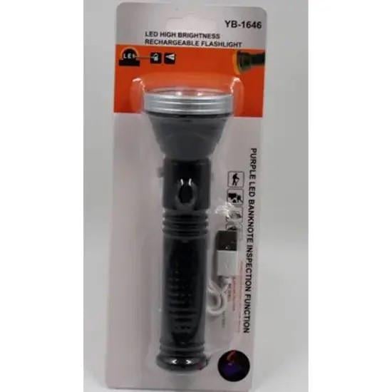 Фонарь ручной Bailong BL YNB-1646 USB- (7048) - фото 3