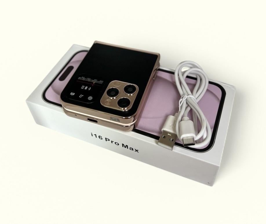 Кнопочный телефон складной мобильный SERVO Foldable Phone I16 Max 4SIM Black - фото 6 Кнопочный телефон складной мобильный SERVO Foldable Phone I16 Max 4SIM Black - фото 6