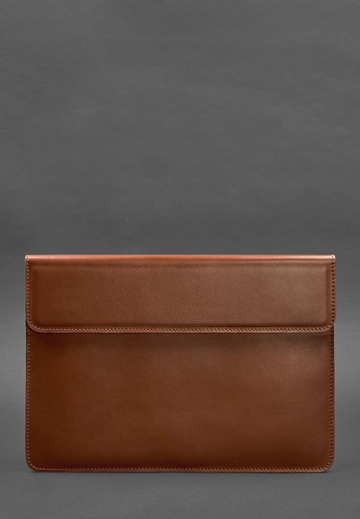 Чехол-конверт кожаный на магнитах для MacBook 13" Светло-коричневый (A-027552) - фото 4 Чехол-конверт кожаный на магнитах для MacBook 13" Светло-коричневый (A-027552) - фото 4