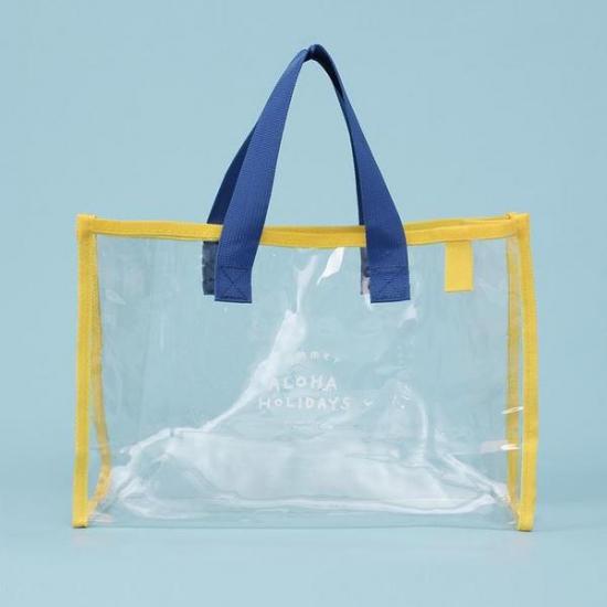 Пляжна сумка Aloha Holidays 35x27x14 Transparent (128457) - фото 2 Пляжна сумка Aloha Holidays 35x27x14 Transparent (128457) - фото 2