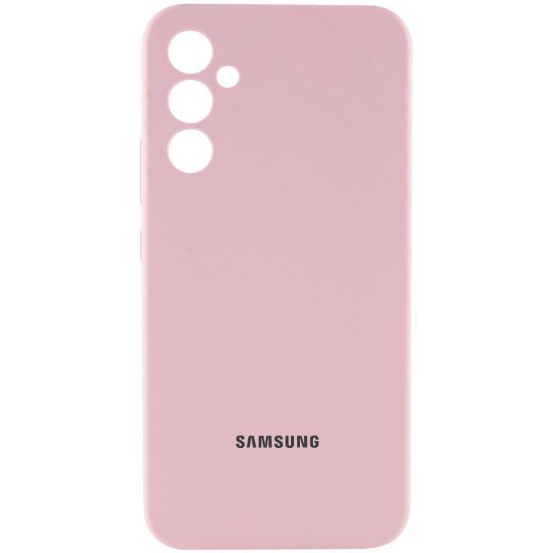 Противоударный Чехол Silicone Cover Lakshmi Full Camera (AAA) with Logo для Samsung Galaxy A34 5G Pink Sand
