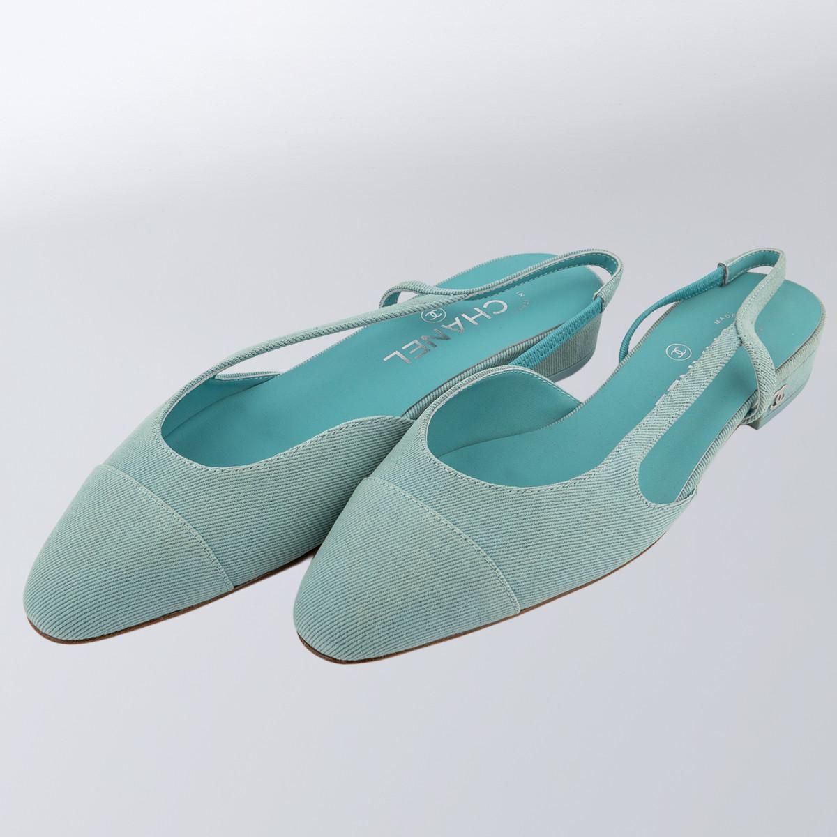 Туфлі жіночі Chanel р. 39 Блакитний (2797308472)