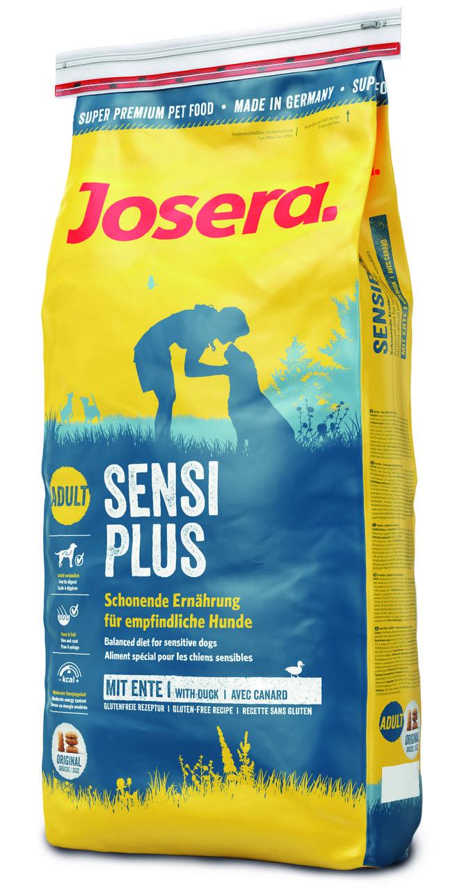 Сухий корм Josera SensiPlus 15 кг гіпоалергенний корм для собак качка та рис