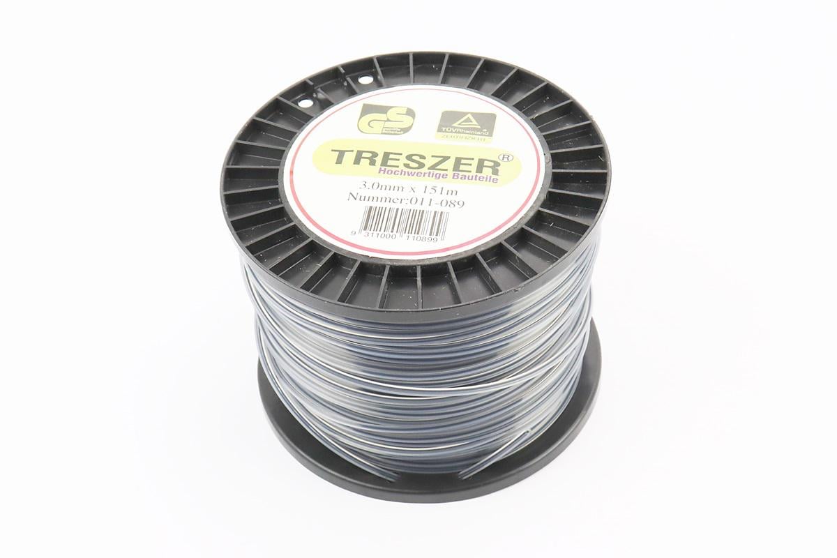 Ліска квадратна, двокомпонентна до мотокос d-3 мм 151 м Ліска квадратна, двокомпонентна до мотокос d-3 мм 151 м