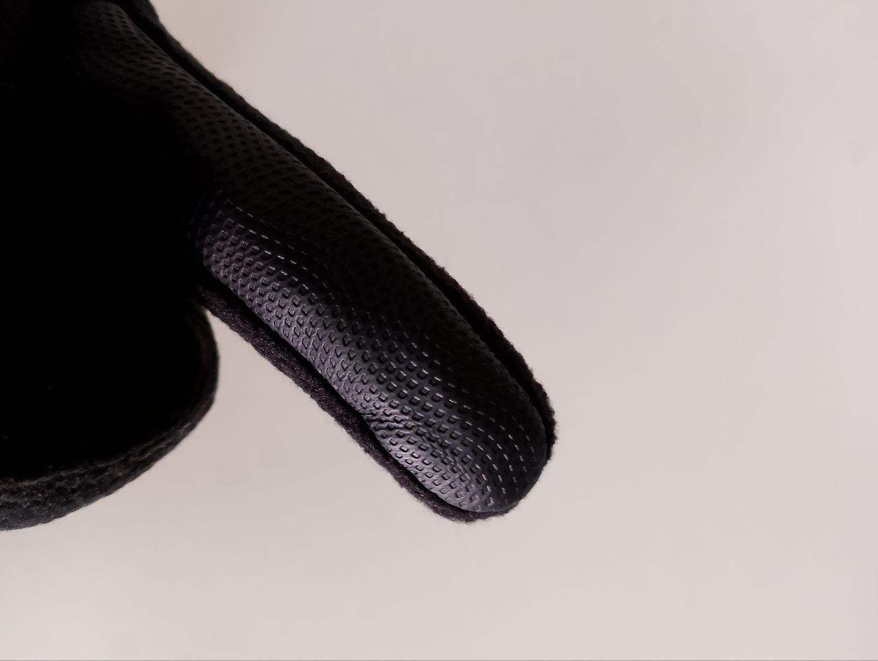 Перчатки сенсорные мужские спорт осень-зима экокожа/флис L Черный (42) - фото 3 Перчатки сенсорные мужские спорт осень-зима экокожа/флис L Черный (42) - фото 3