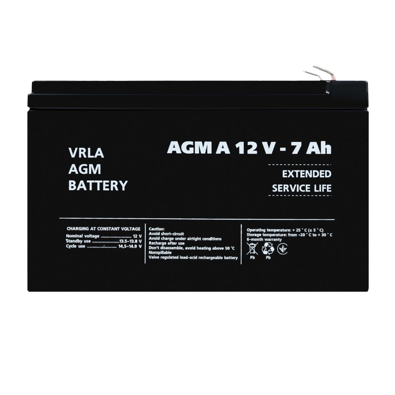 Аккумулятор для сигнализации AGM А 12V-7 Ah