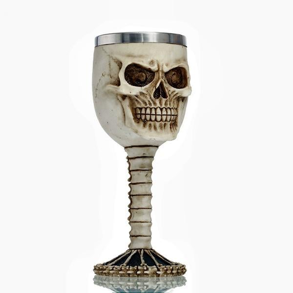 Келих Skull Glass смола/полістоун/нежавіюча сталь 150 мл (36804) Келих Skull Glass смола/полістоун/нежавіюча сталь 150 мл (36804)