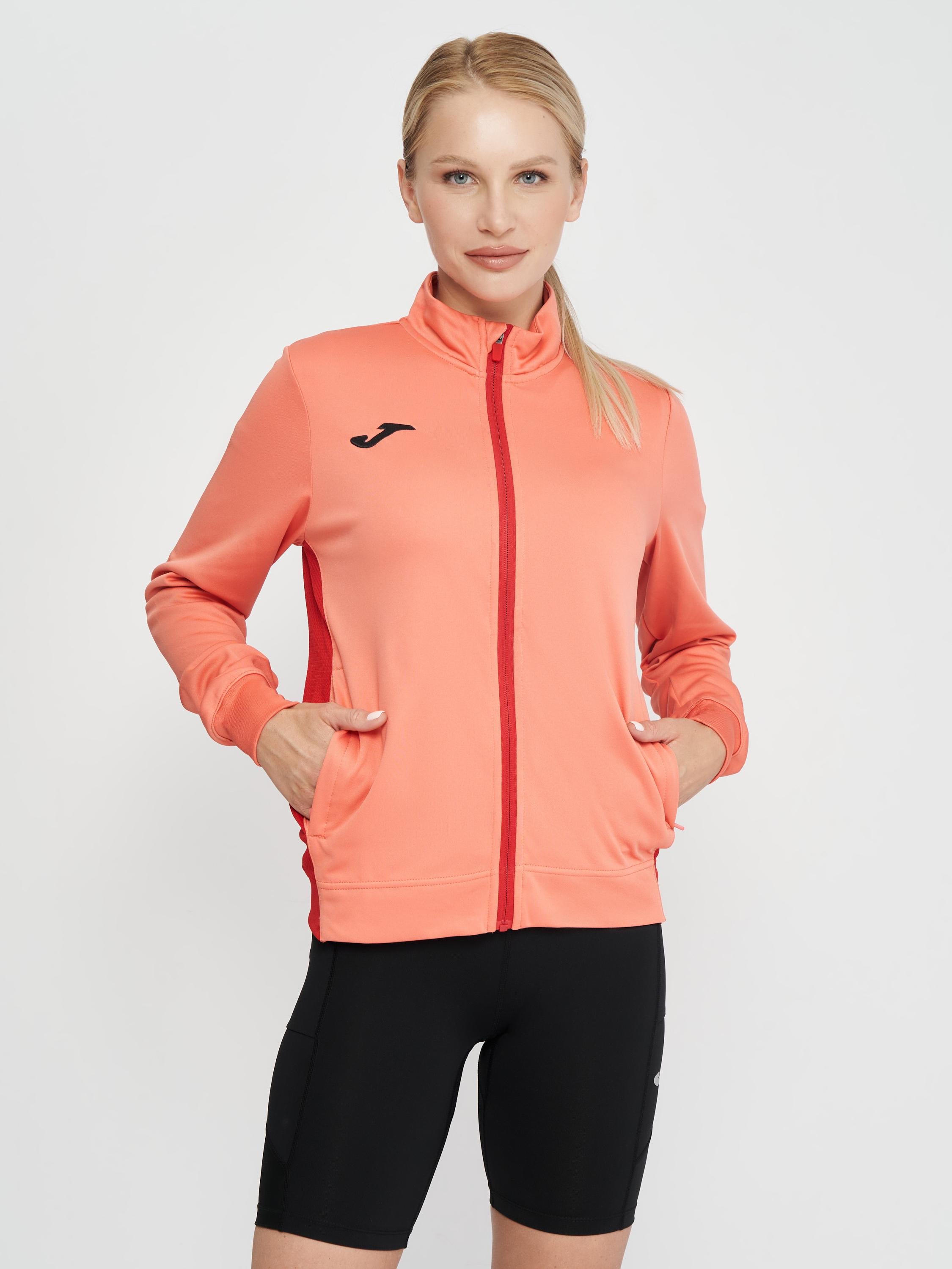 Олимпийка Joma 901679.090 Winner Ii Full Zip Sweatshirt M Fluor Orange (8445456385868)