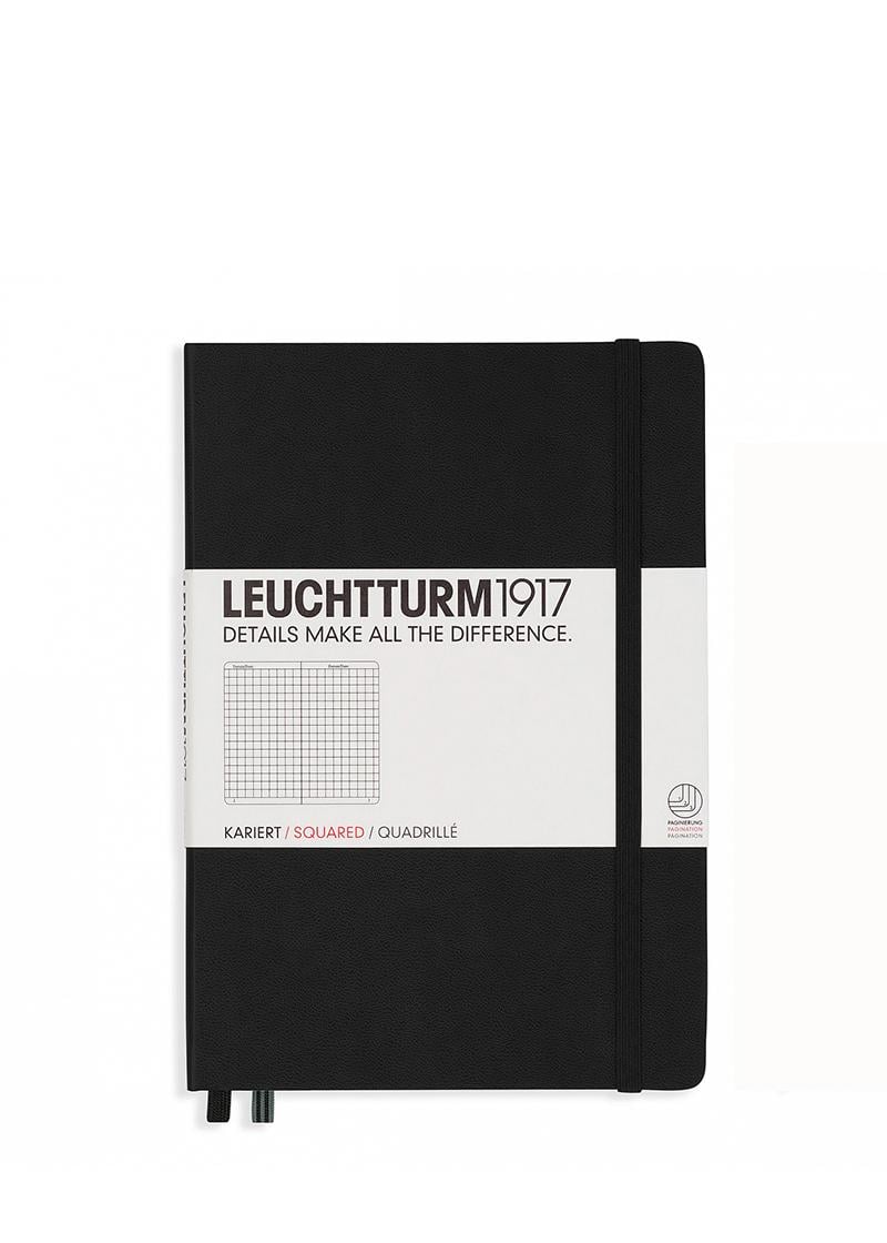 Блокнот Leuchtturm1917 средний клетка Черный (315928)