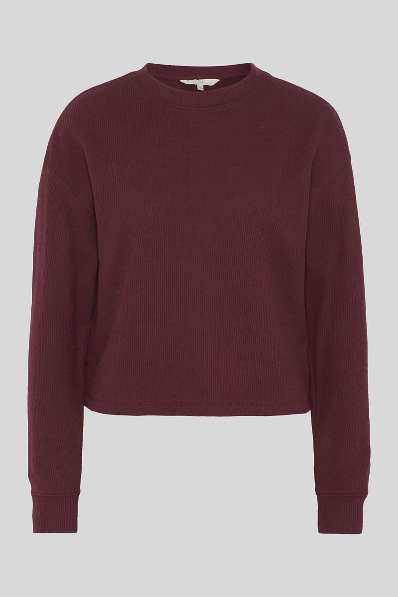 Лонгслів C&A L Темно-фіолетовий (730092120839)