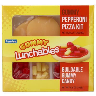 Конфеты жевательные пицца Lunchables Gummy Pepperoni Pizza Kit 179 г (1712706739)