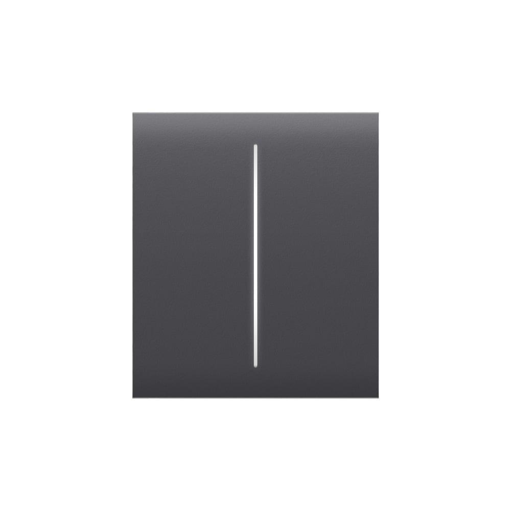 Кнопка Button Ajax для LightSwitch CenterButton 2-gang Graphite (26-00275)